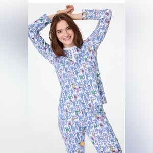 Roller Rabbit Greenwich Monkey PJs
